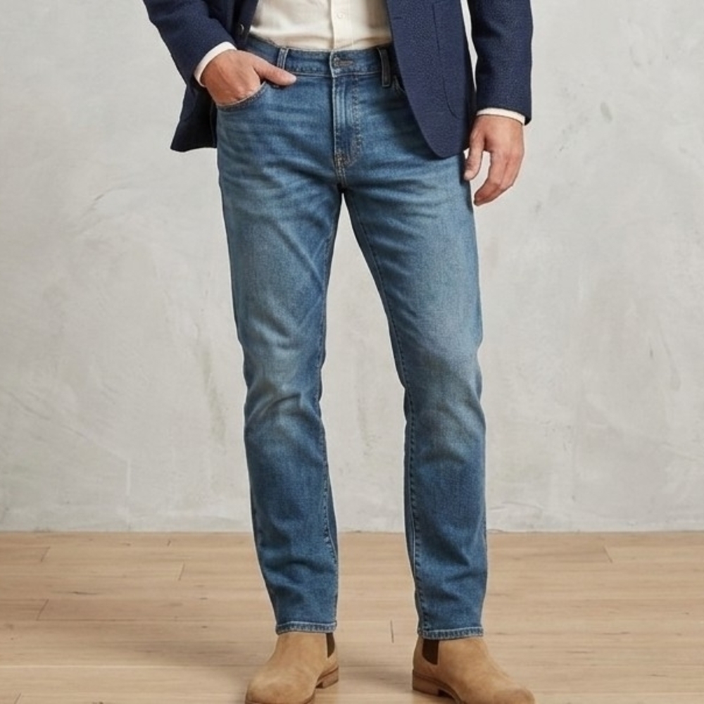 Banana Republic Men's Slim Fit Blue Jeans